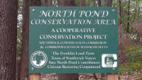 North Pond Sign